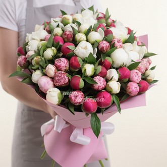 101 разноцветный пион Mix