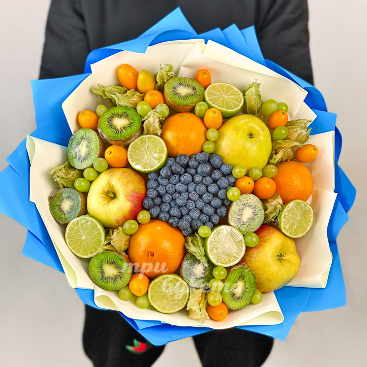 Букет "Фруктовый антивирус" (вид сверху)